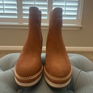 Kate Spade Brown Suede Ankle Booties